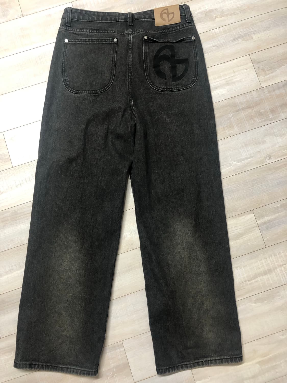 노매뉴얼 워시드 데님 브라운 상품이미지2