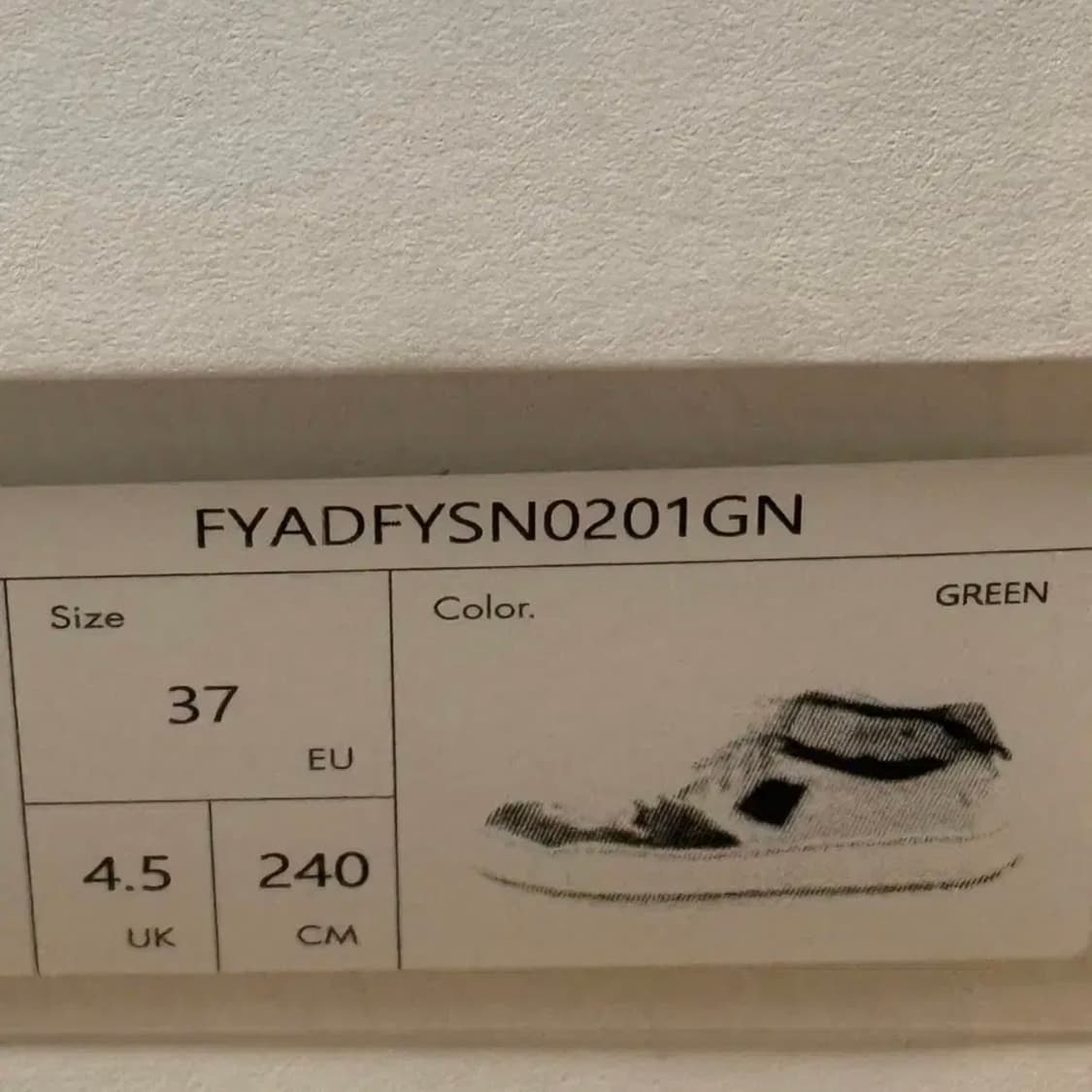 [240size] 아더에러 로그 칼리프 그린 스니커즈 (37) 상품이미지5