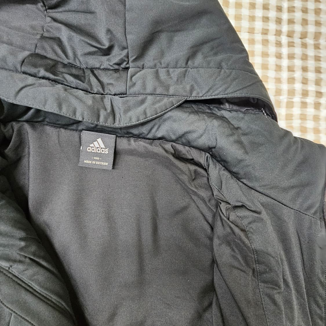 아디다스 경량패딩 후드집업 자켓 남자100 상품이미지7