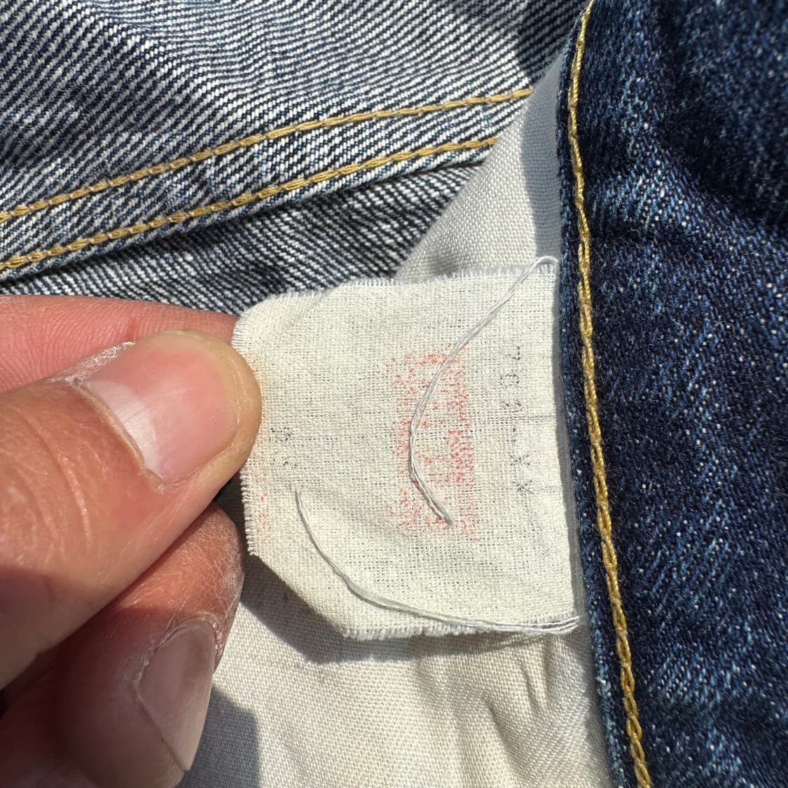 [32] 90s 리바이스 702 셀비지 데님 팬츠 상품이미지9