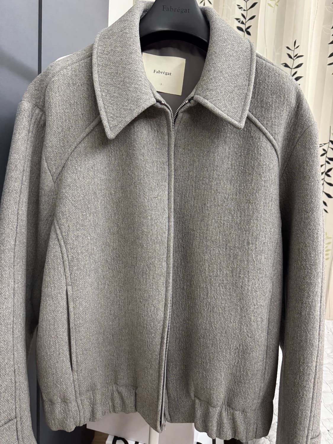 파브레가 범피 울 히든 블루종 자켓 (미드 그레이) - 3 상품이미지1