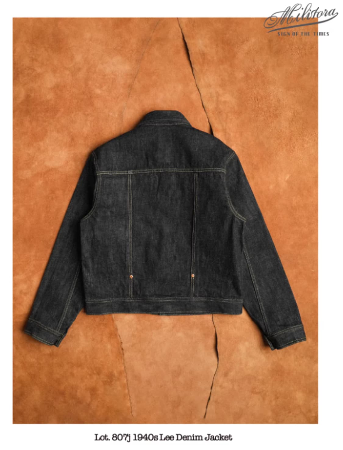 밀리토라 807 데님자켓 42사이즈 상품이미지2