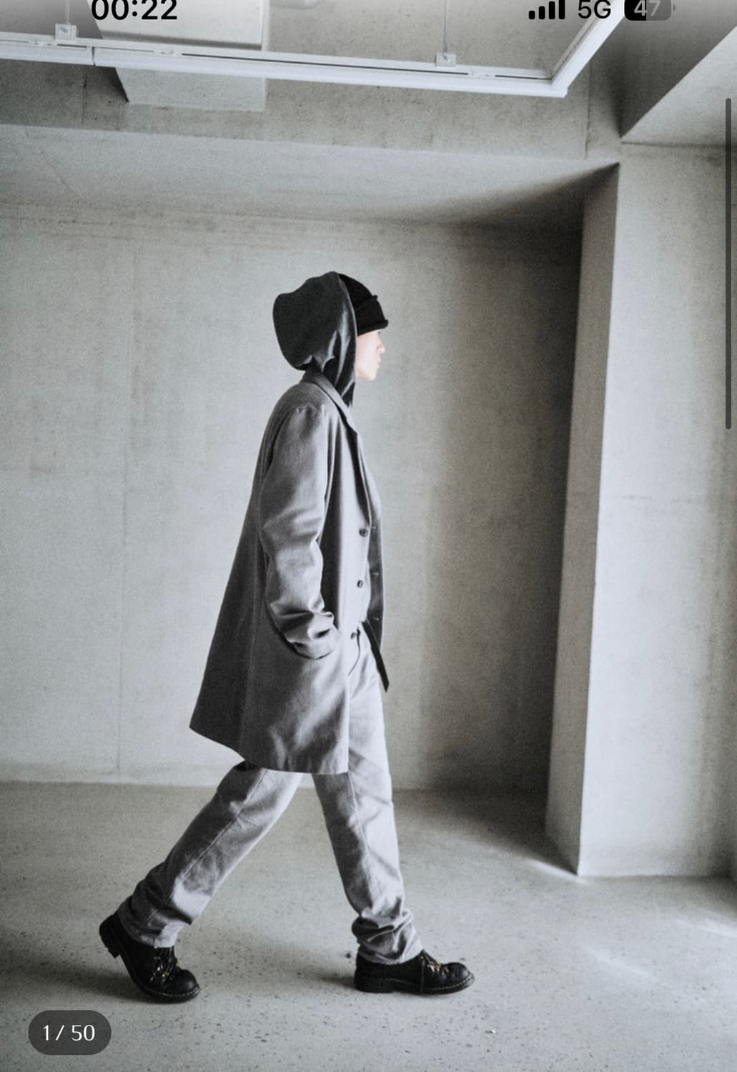 Mono prive Textured Straight Pants Black 상품이미지1