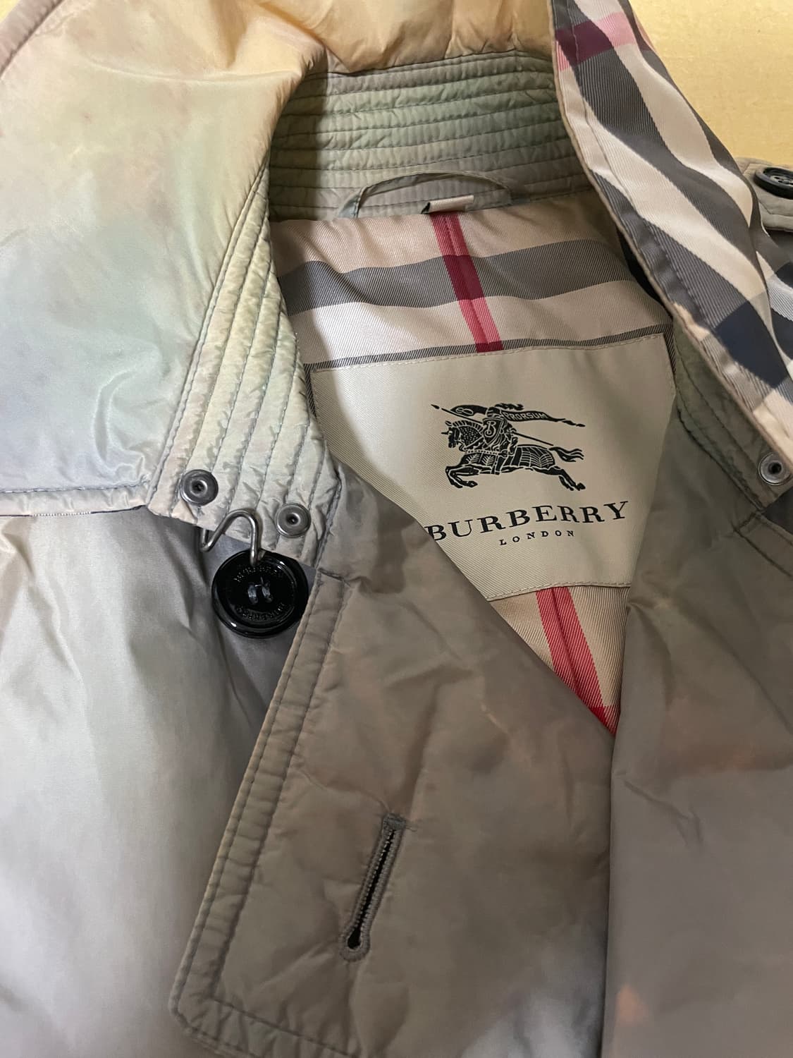 [정품] 버버리 더블 트렌치코트 55-66 상품이미지6