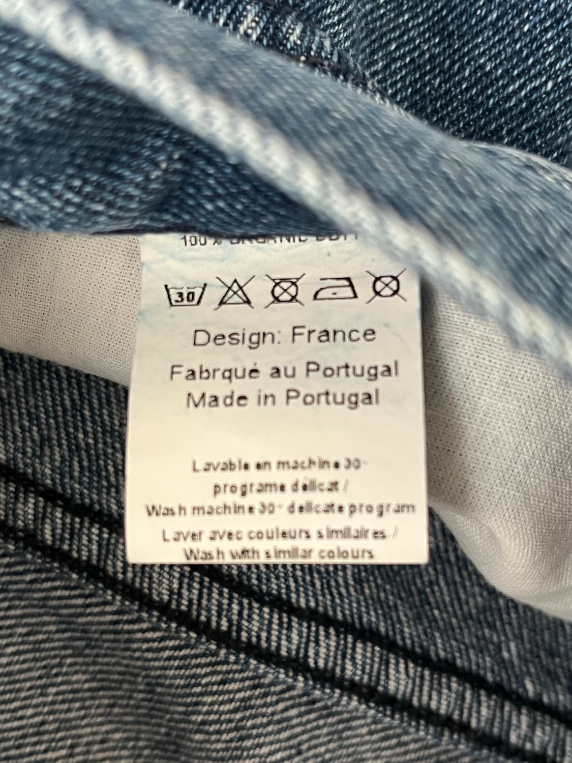 까르네 볼렌테 레빗 자수 스트레이트 데님 (30-31) 상품이미지7