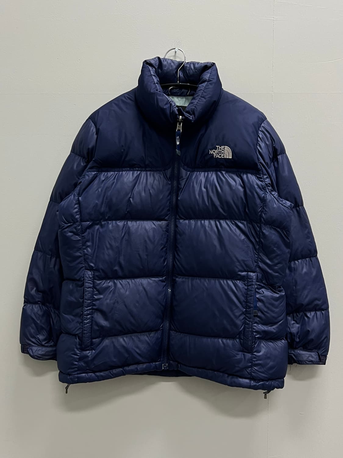 (85) 노스페이스 700필 구스다운 눕시 패딩 자켓 블루 상품이미지2