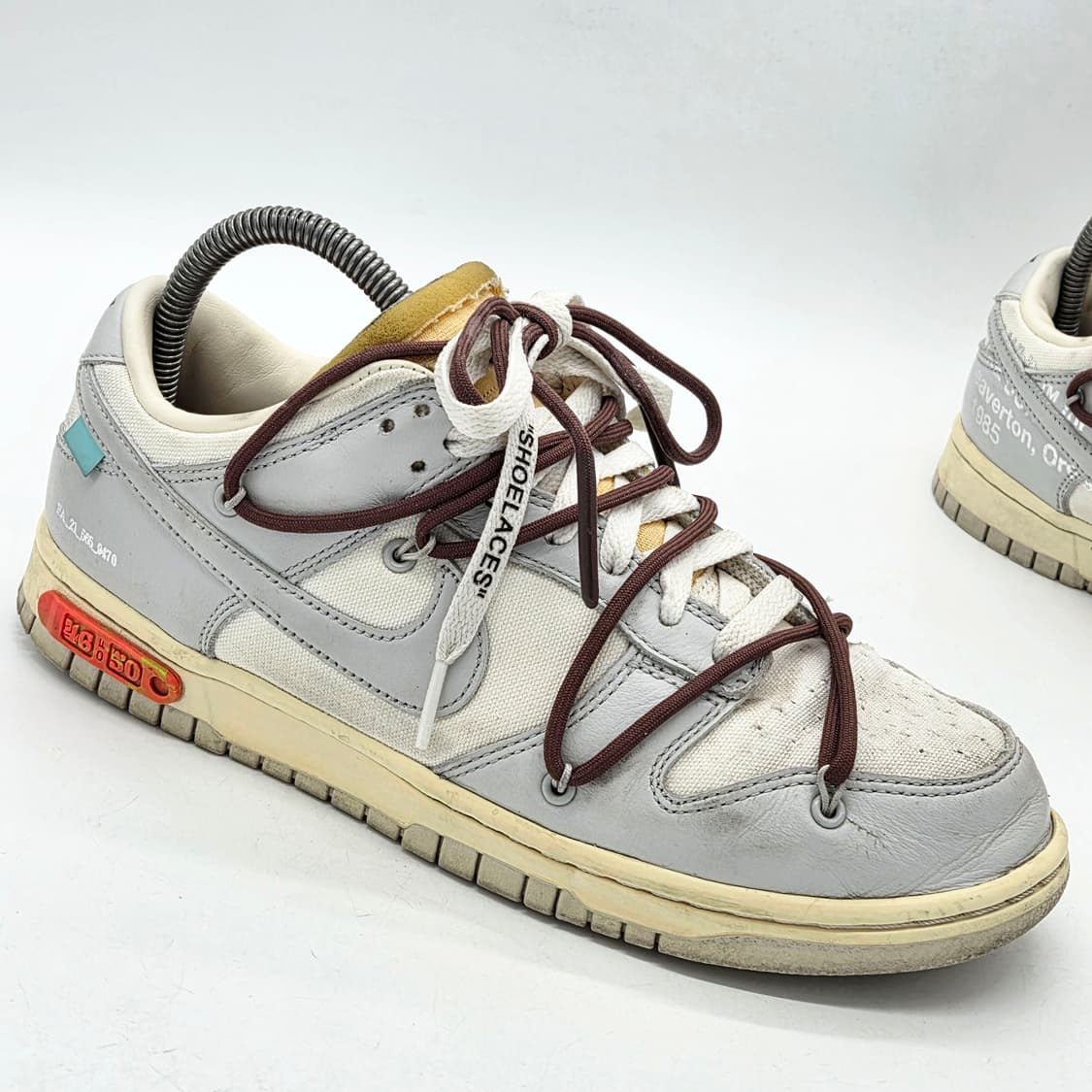 나이키 x 오프화이트 덩크 로우 더 50 - 로트 46 (260) 상품이미지5