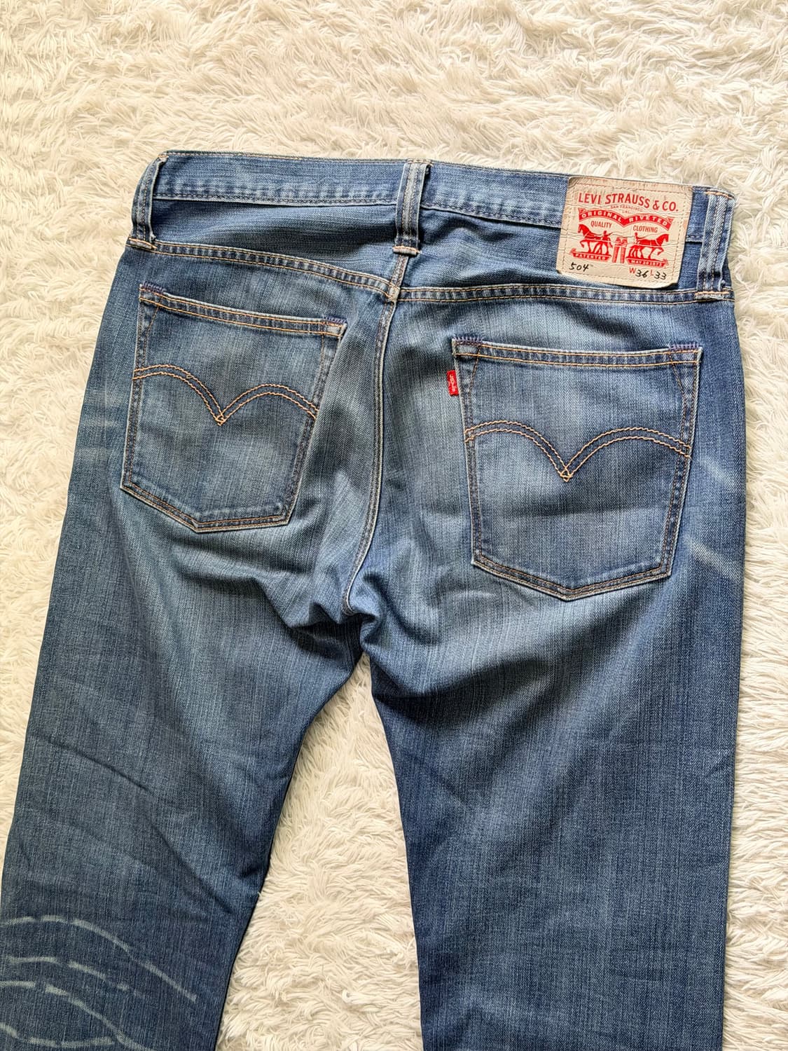 리바이스(Levi's) 504 레귤러 스트레이트 핏 데님 팬츠 상품이미지6