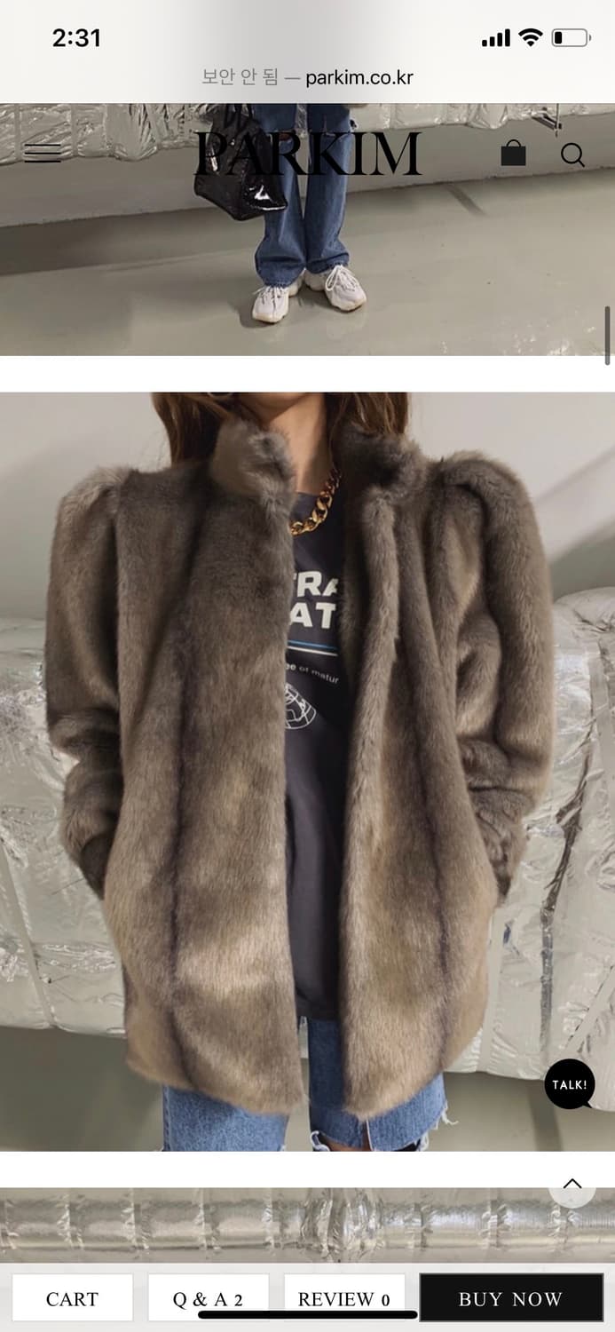 파르킴 워크샵 퍼 재킷 상품이미지3