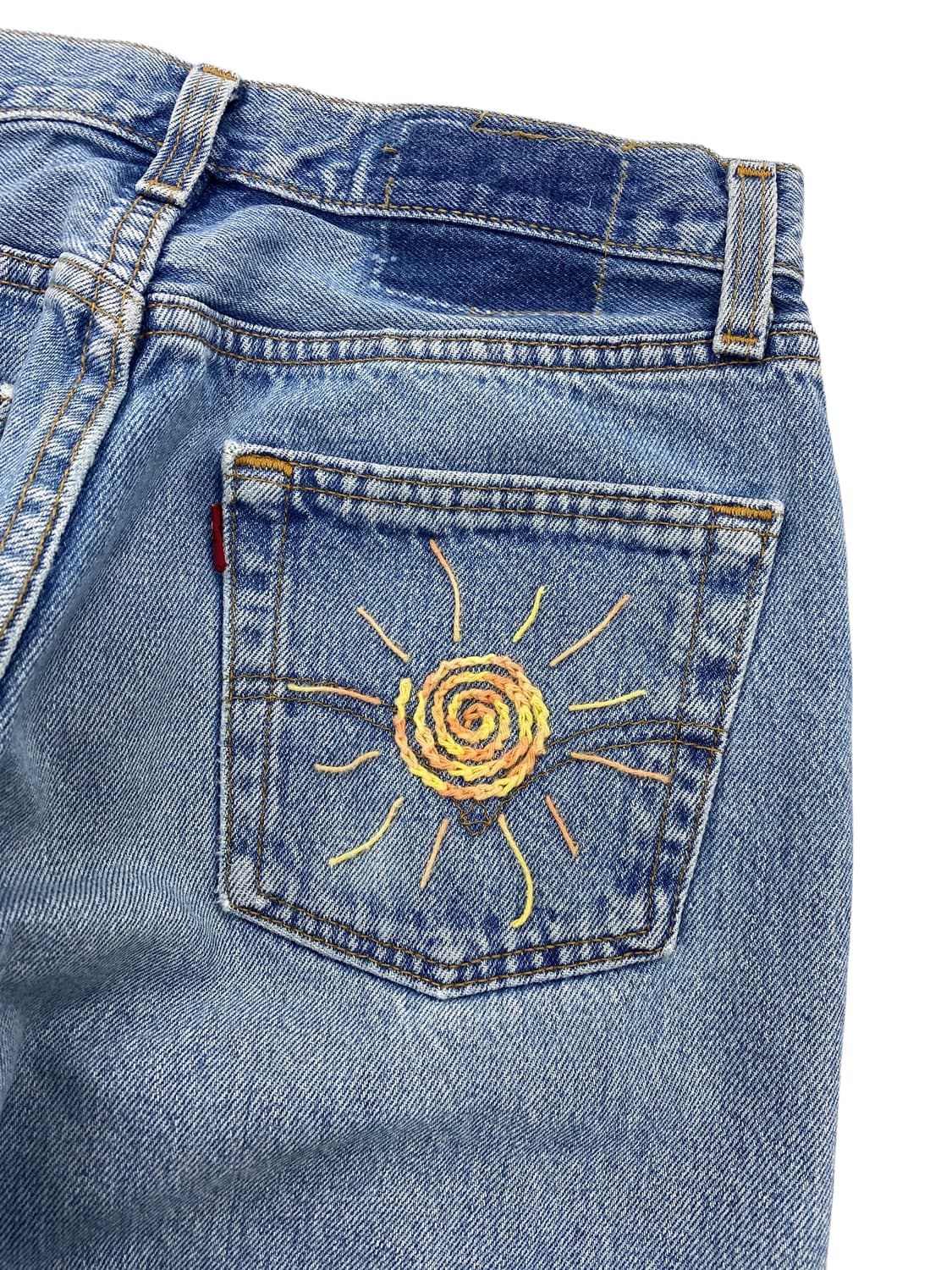 90's 리바이스 501 핸드 자수 [763] 상품이미지7