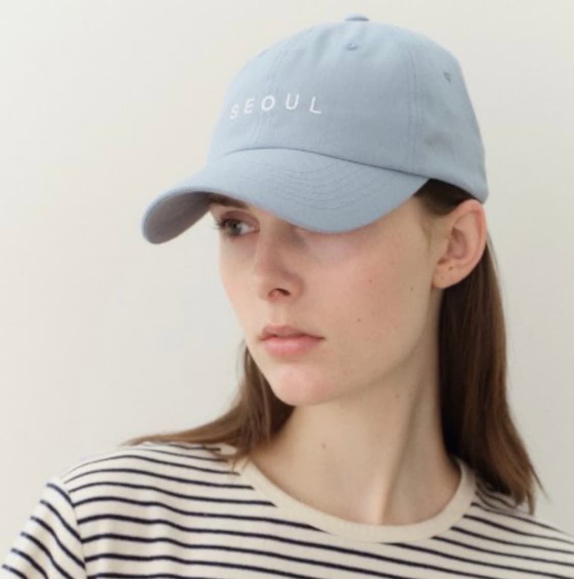 로서울모자 베이지 , 블루  상품이미지1