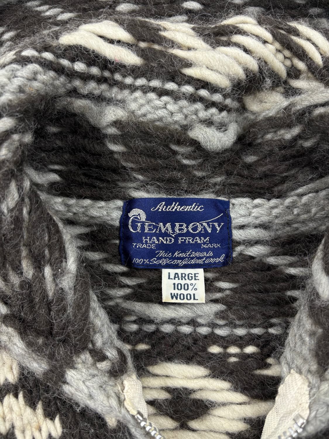 Vintage Cowichan Hooded Zip-up   상품이미지3