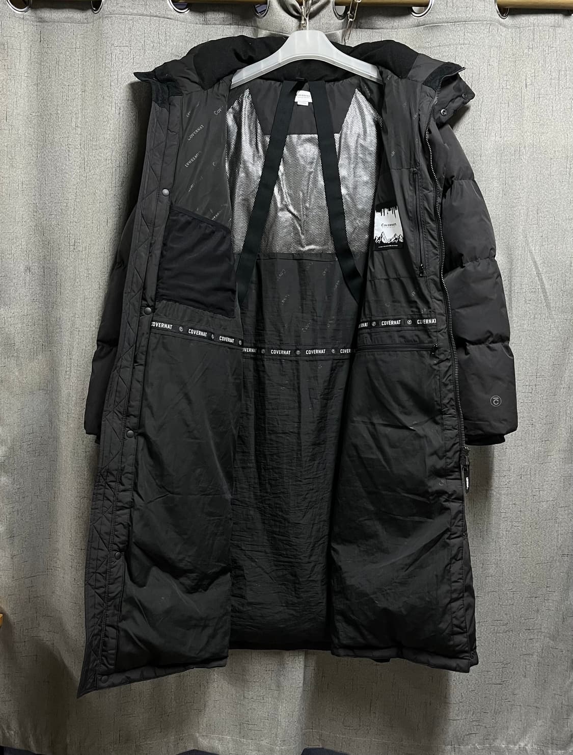 [L] 커버낫 어센틱 로고 롱패딩 점퍼 상품이미지5