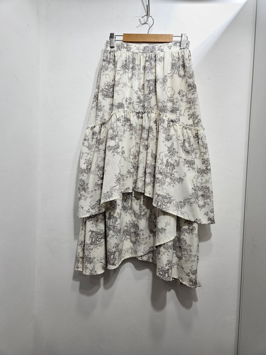 패턴 캉캉 롱스커트 상품이미지1