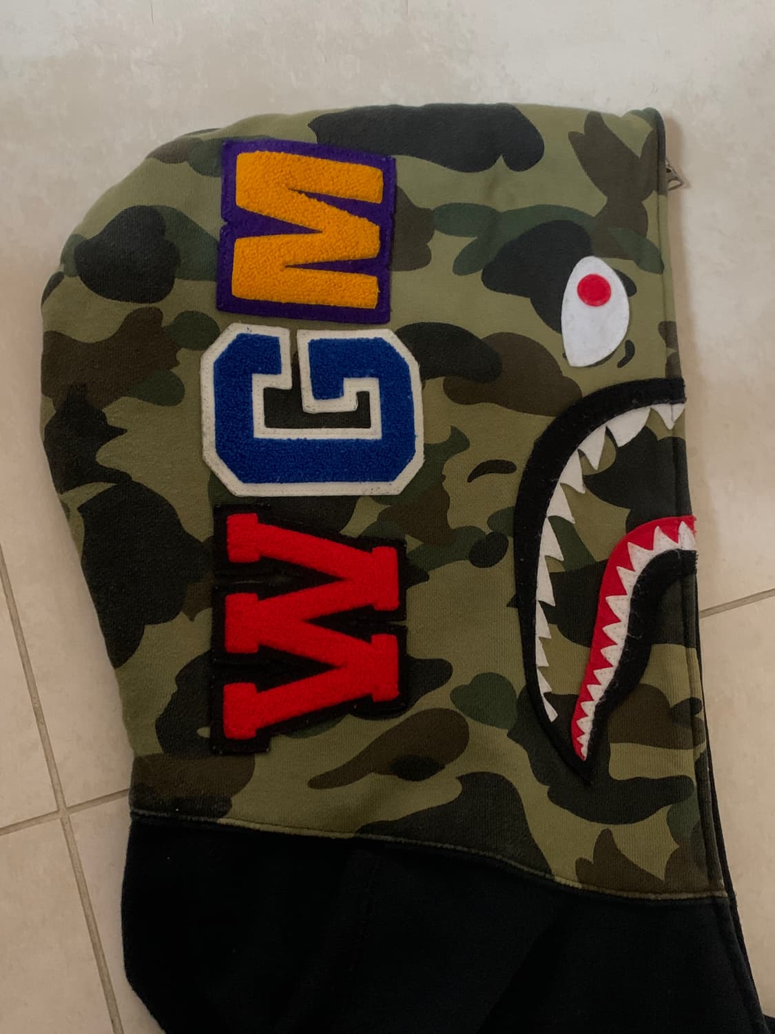 베이프 샤크 후드집업 반샤크 희귀사이즈 L 상품이미지2