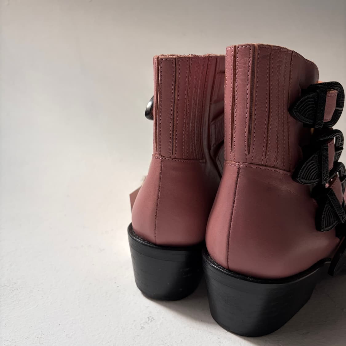 Dusty Rose Western Belt Boots 상품이미지5