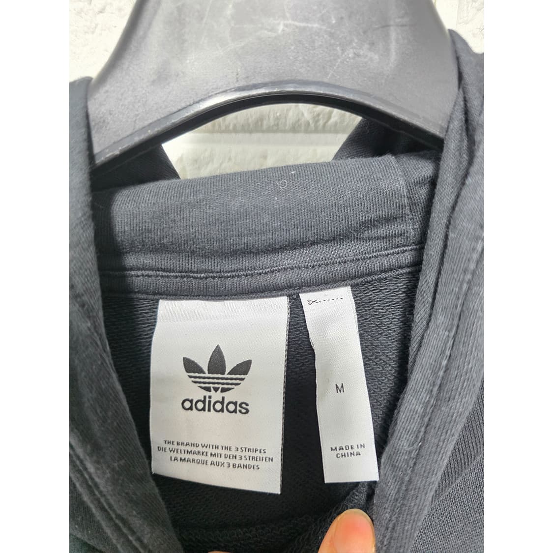 택포// 아디다스 CHANGE 후드티 블랙 L 상품이미지2