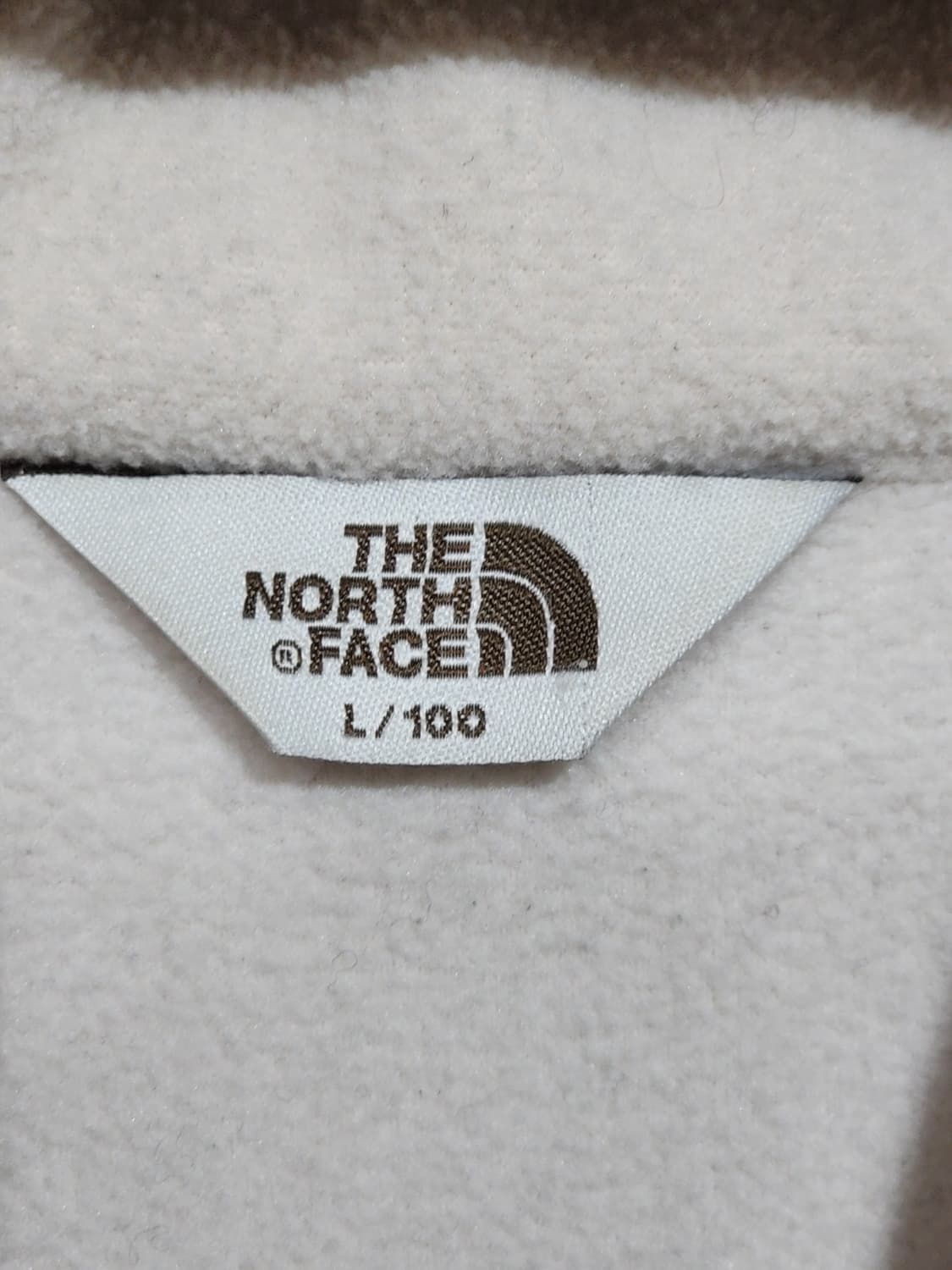 노스페이스 플리스 점퍼 아이보리 빅사이즈 뽀글이 후리스 자켓  상품이미지3