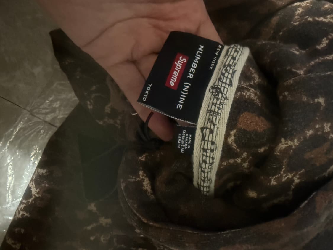 M사이즈 슈프림 넘버나인 후드 레오파드 25FW 상품이미지3