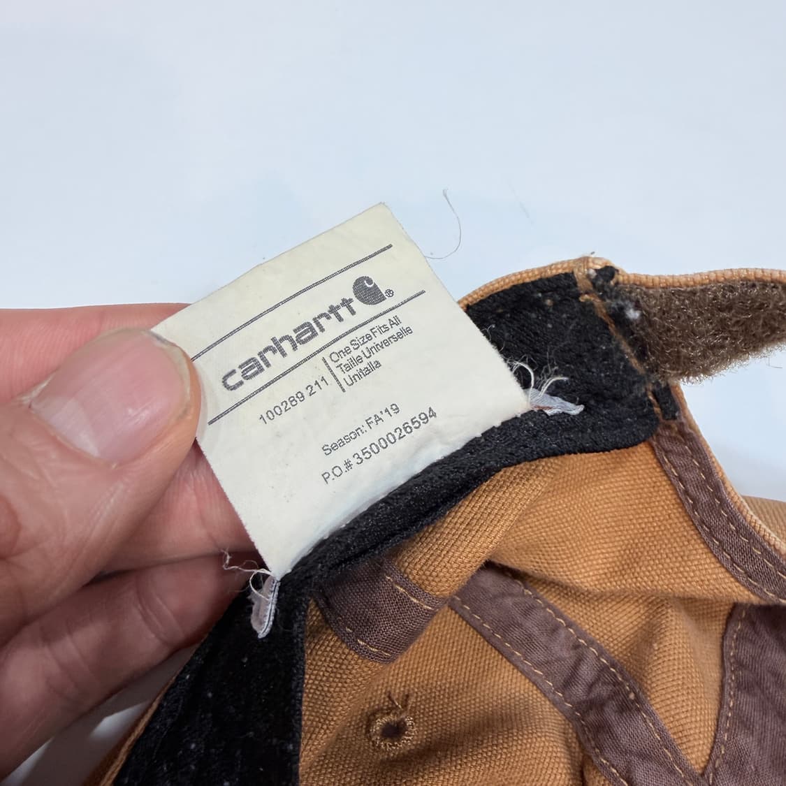 칼하트 오데사 캔버스 볼캡 상품이미지4