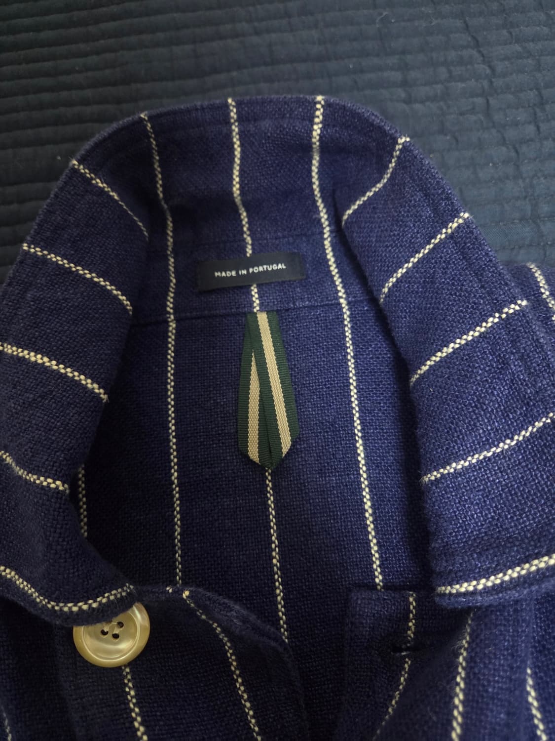 드레익스 핀스트라이프 린넨 초어자켓 40사이즈 상품이미지6