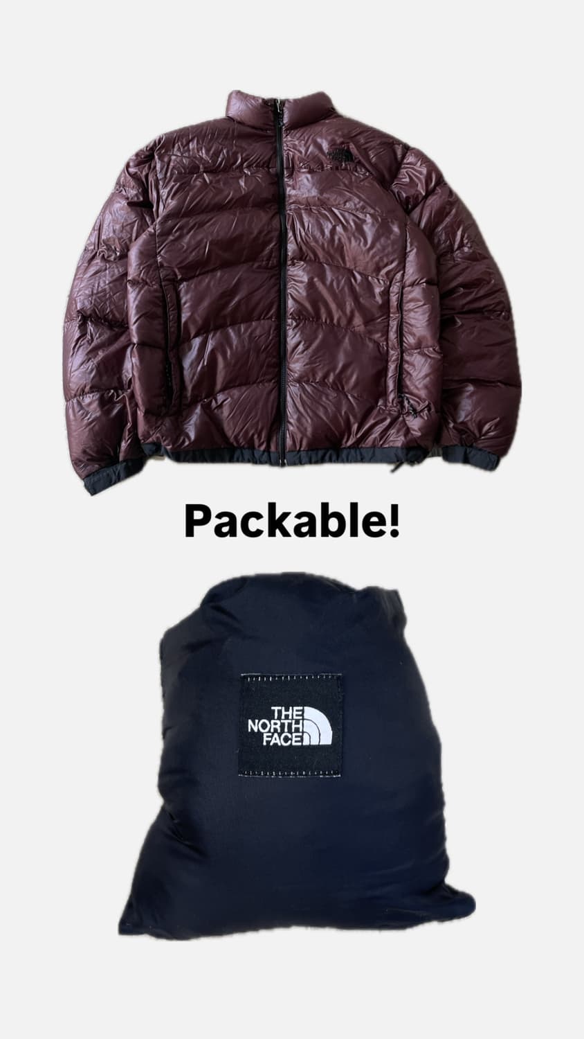 Old TNF Aconcagua Down Dark Brown 상품이미지2