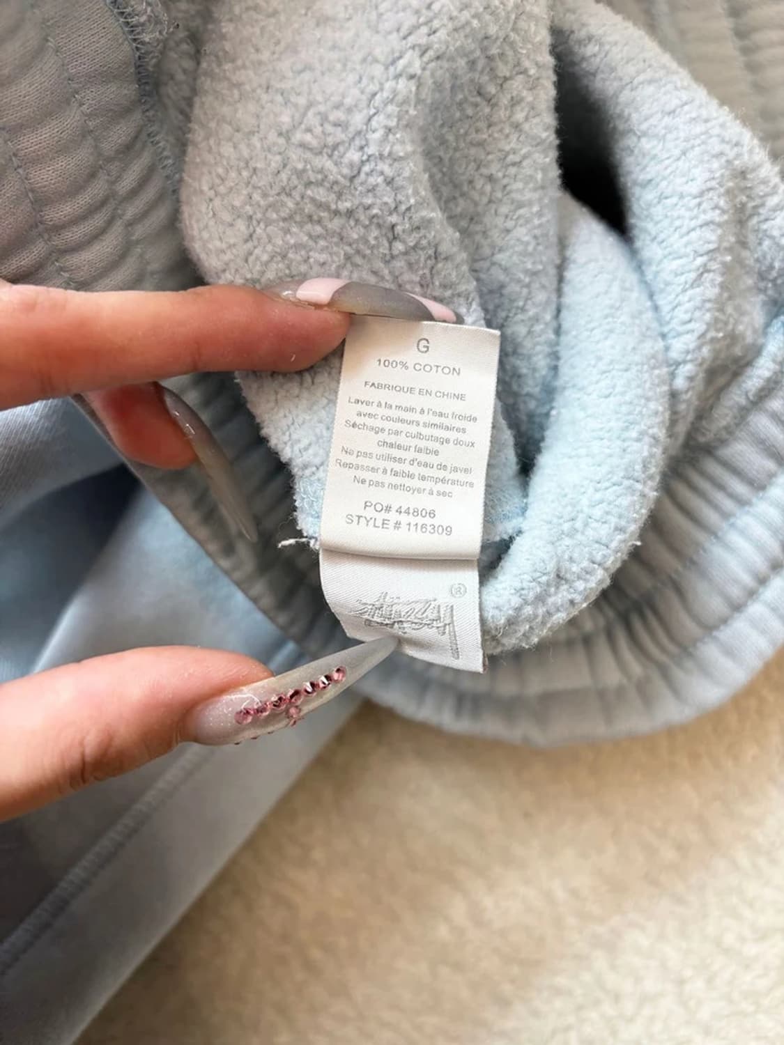 스투시 기모 스트레이트 조거 스웻 팬츠 PN6776    상품이미지8