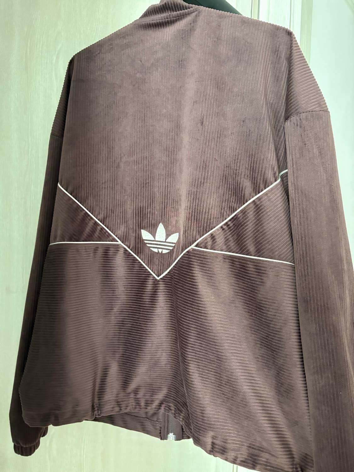 아디다스 코듀로이브라운 트랙 집업 상품이미지7
