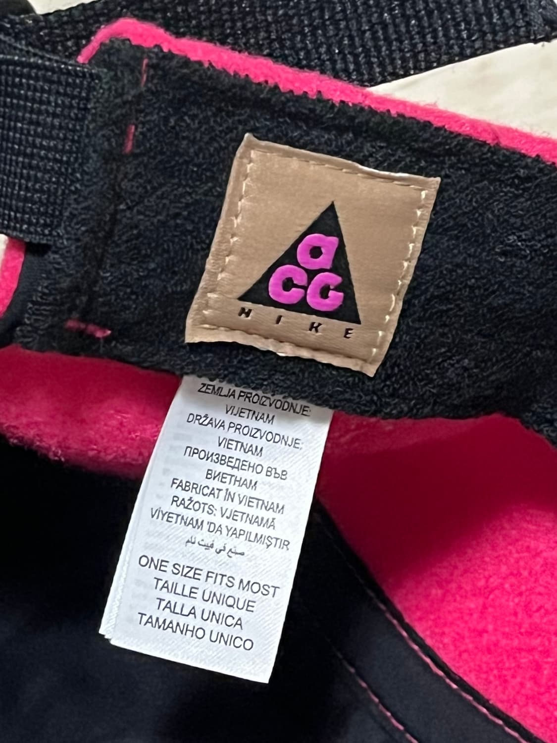 나이키 ACG AW84 플리스 캡 러쉬 핑크 상품이미지6