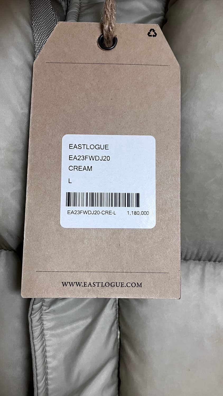 [L]이스트로그 스톰 다운 파카 베이지 상품이미지4