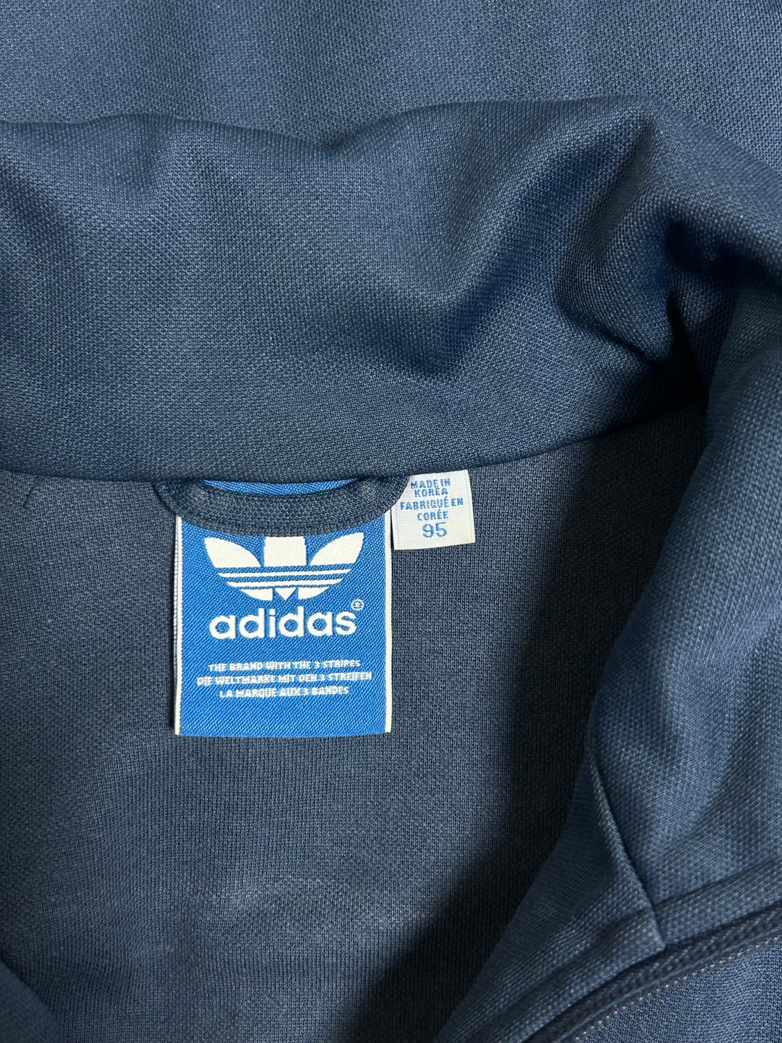 (여성) 아디다스 남색-주황색(빨강색) 져지 상품이미지3