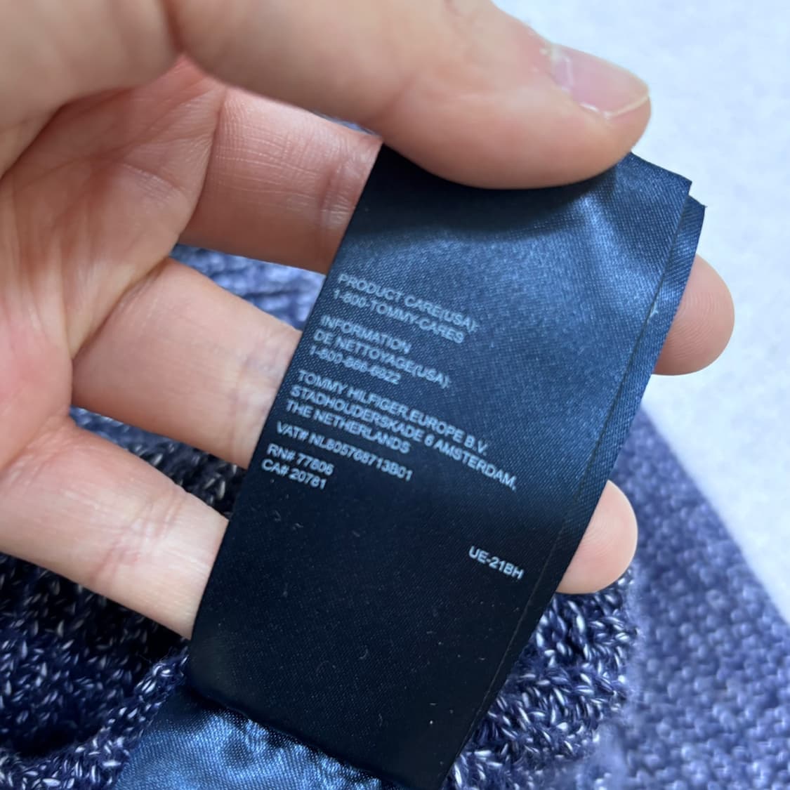 M 타미힐피거 남성 숄카라 니트 가디건 0410E 상품이미지4