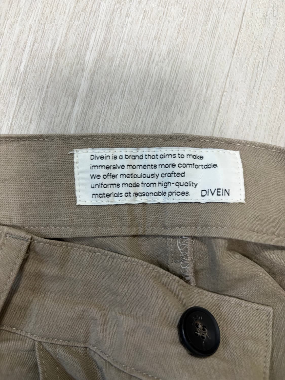 다이브인 베른 카고팬츠 상품이미지5