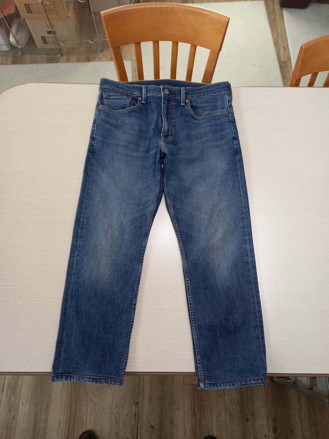 34 리바이스502 워싱 스판 슬림일자진 34-539 상품이미지1