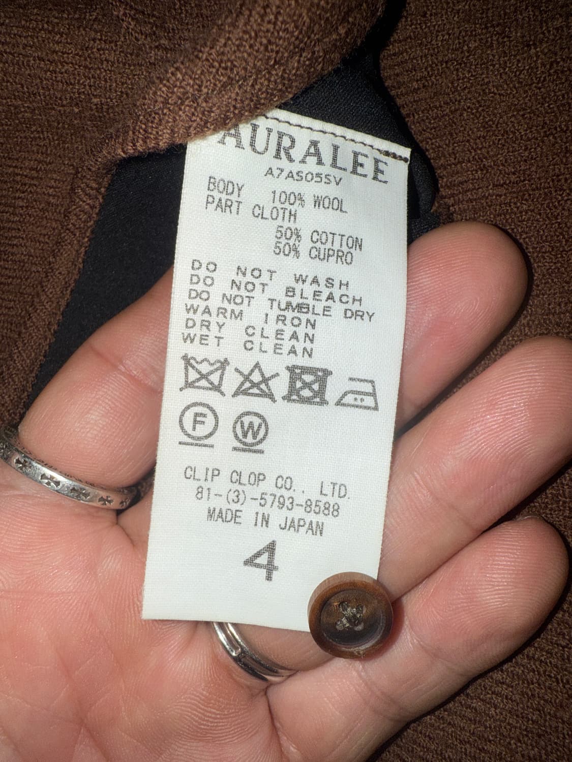 Auralee 오라이 울 셔츠 자켓  상품이미지6