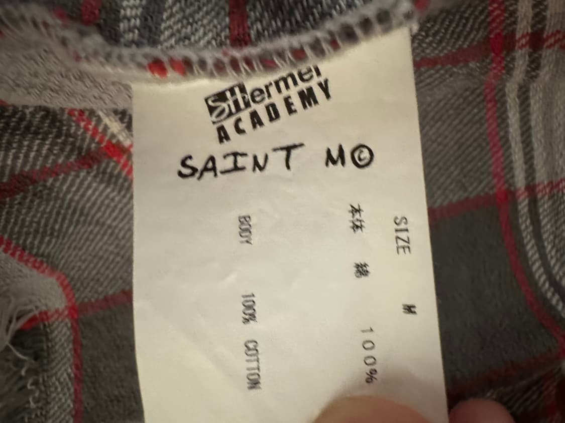 세인트미카엘 플란넬셔츠 M 상품이미지6