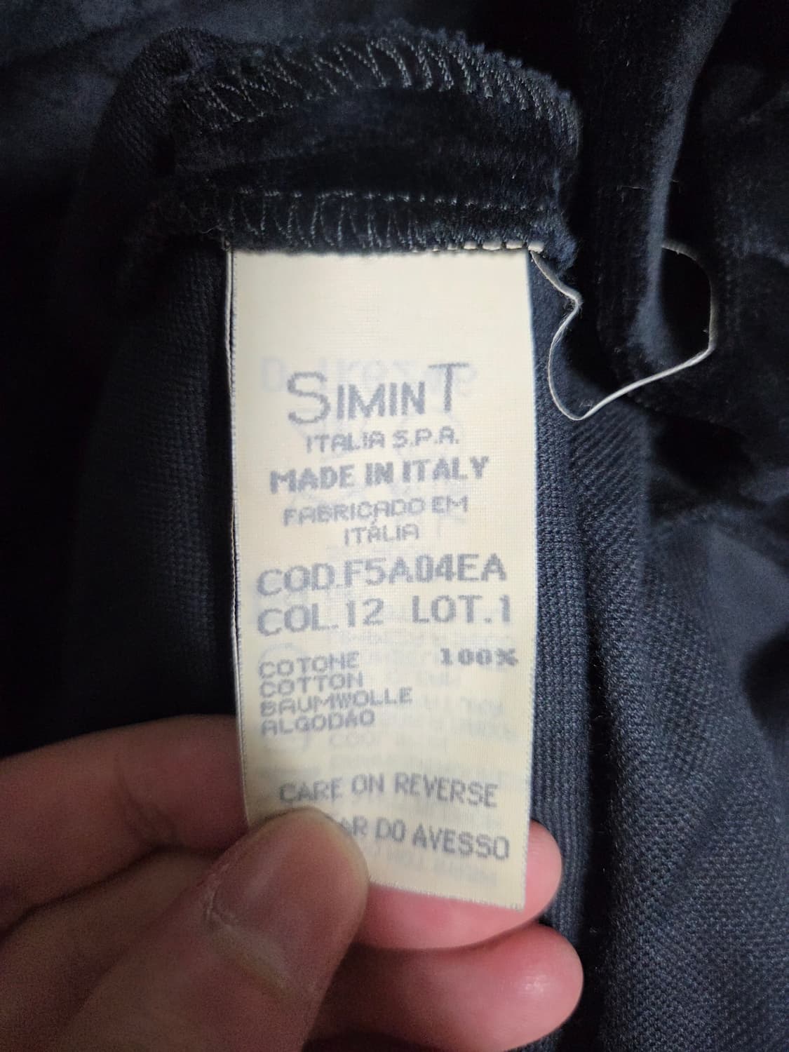 아르마니 진스 블랙 벨벳 원피스 xs사이즈 상품이미지4