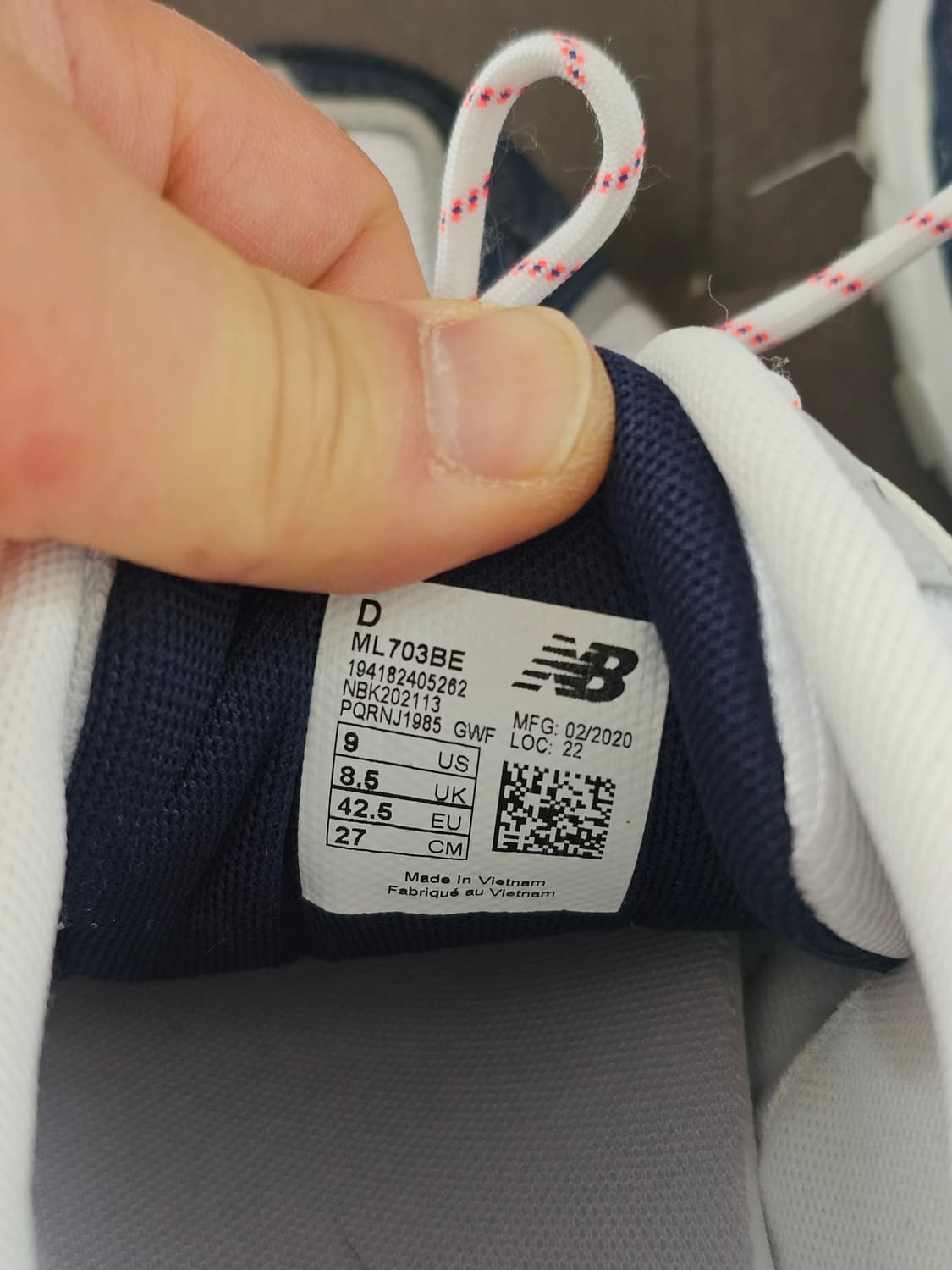 뉴발란스 703  흰파 270 상품이미지6