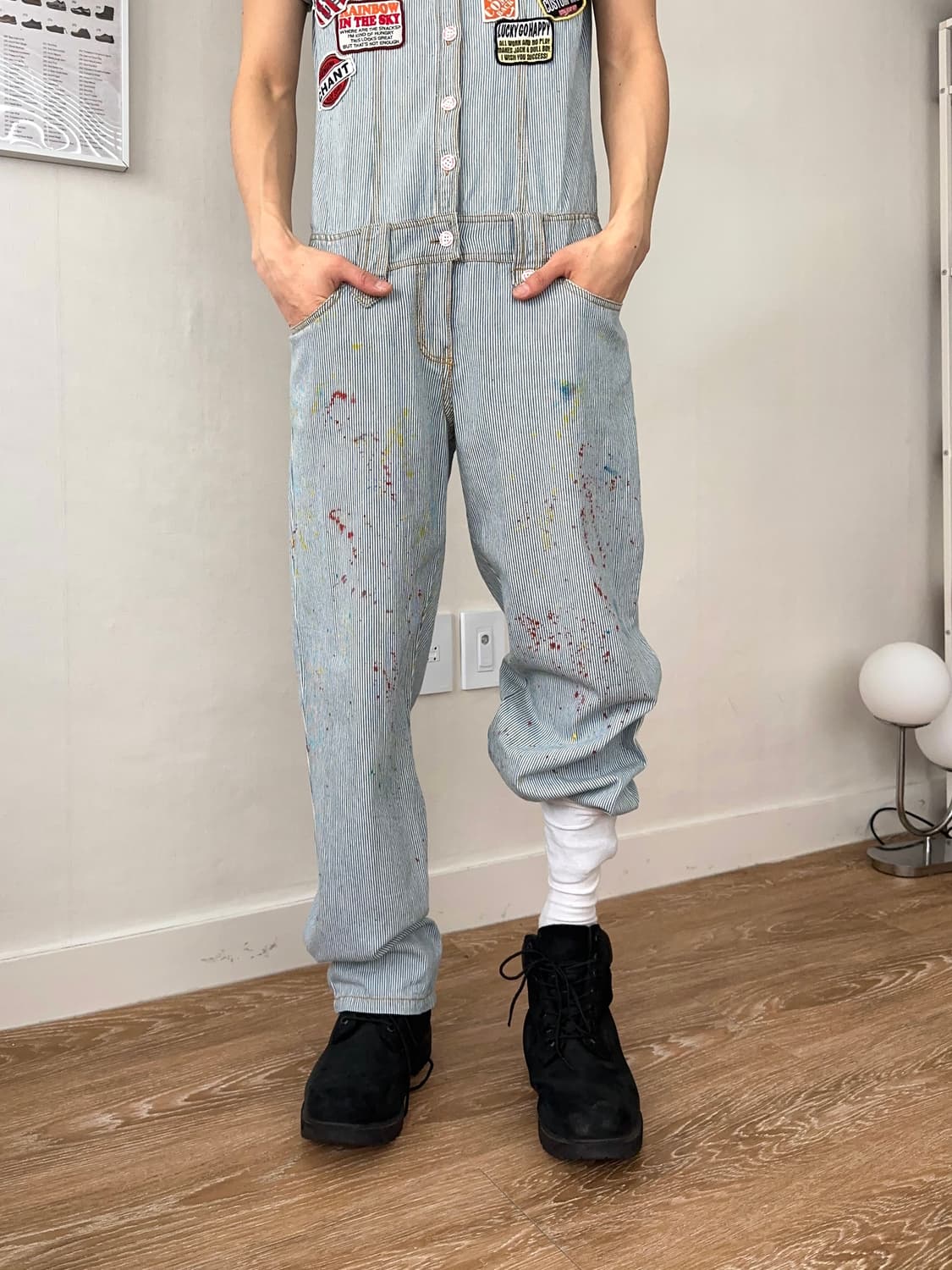 페인트 히코리 하프 점프 수트 상품이미지8