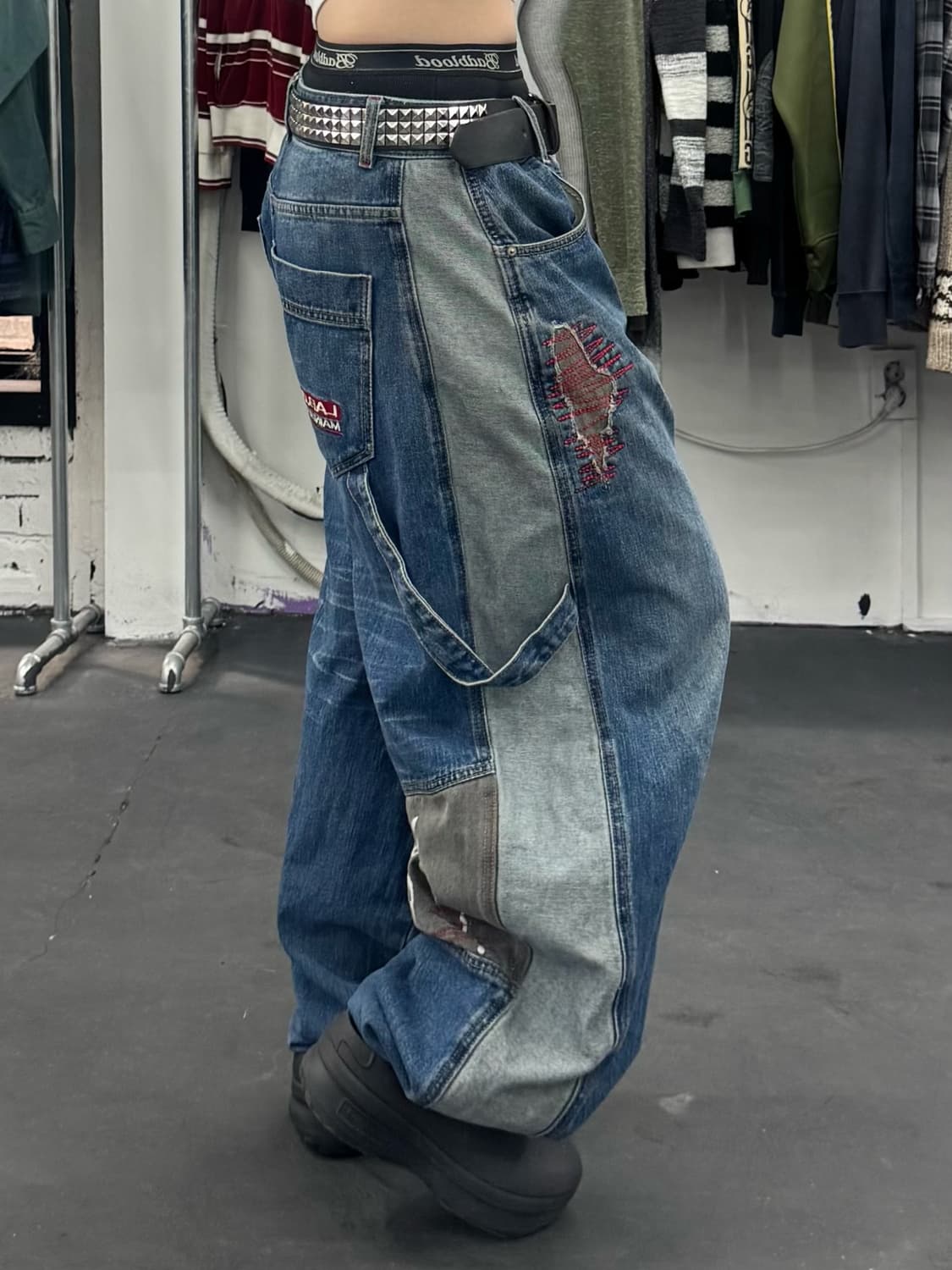 메인부스 벌룬 데님팬츠 상품이미지3