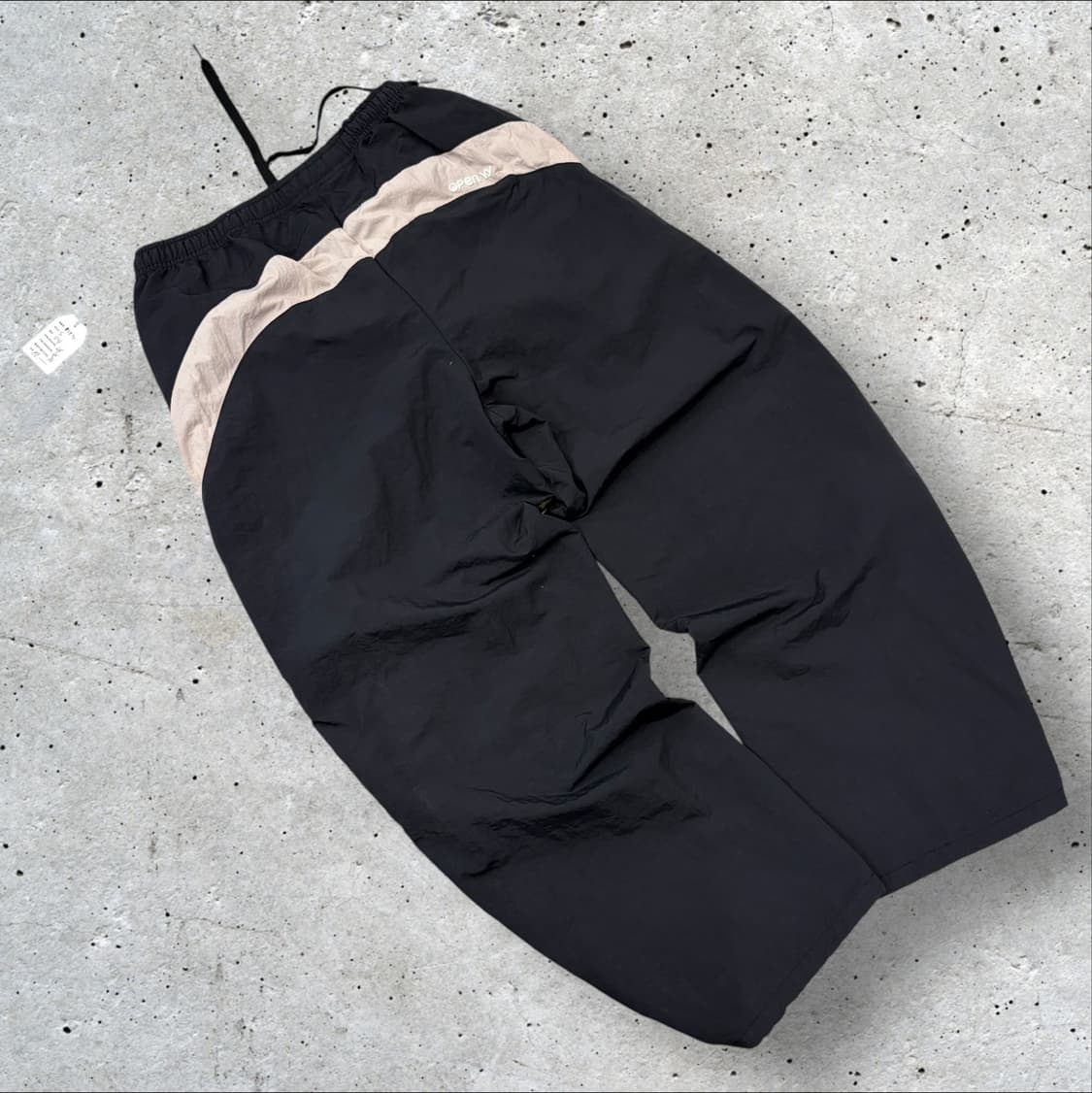 [S] 오픈 와이와이 open Yy 트랙 블랙 핑크 나일론 팬츠 D204 상품이미지2