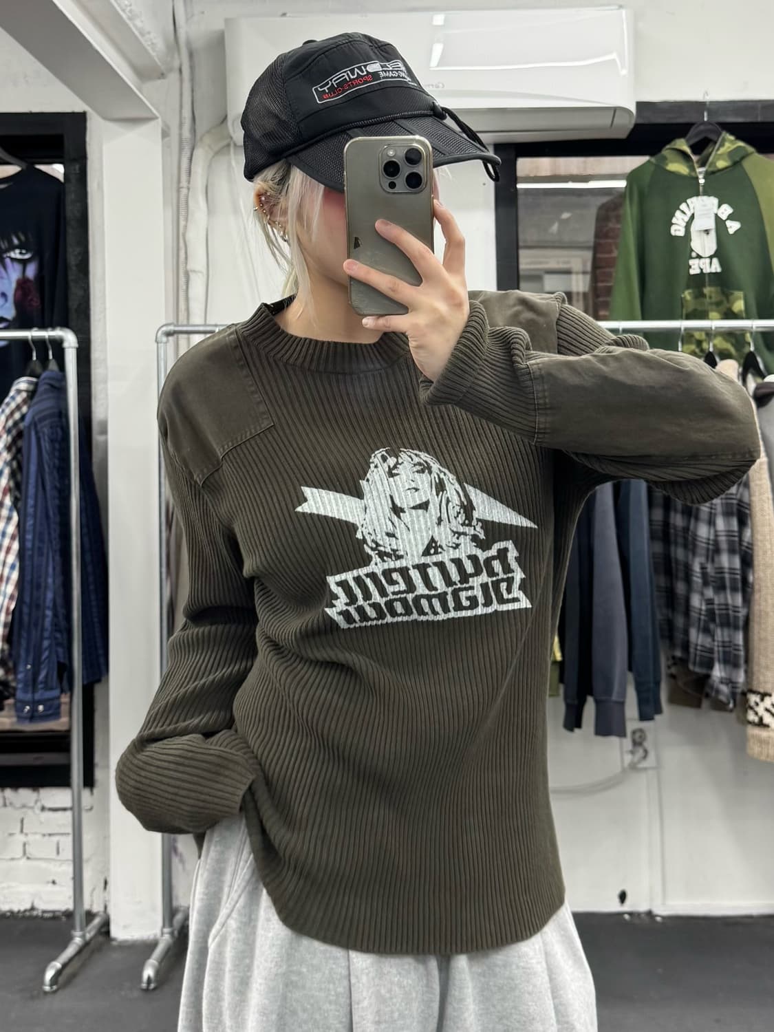 히스테릭 글래머 히스걸 코만도 니트 상품이미지2