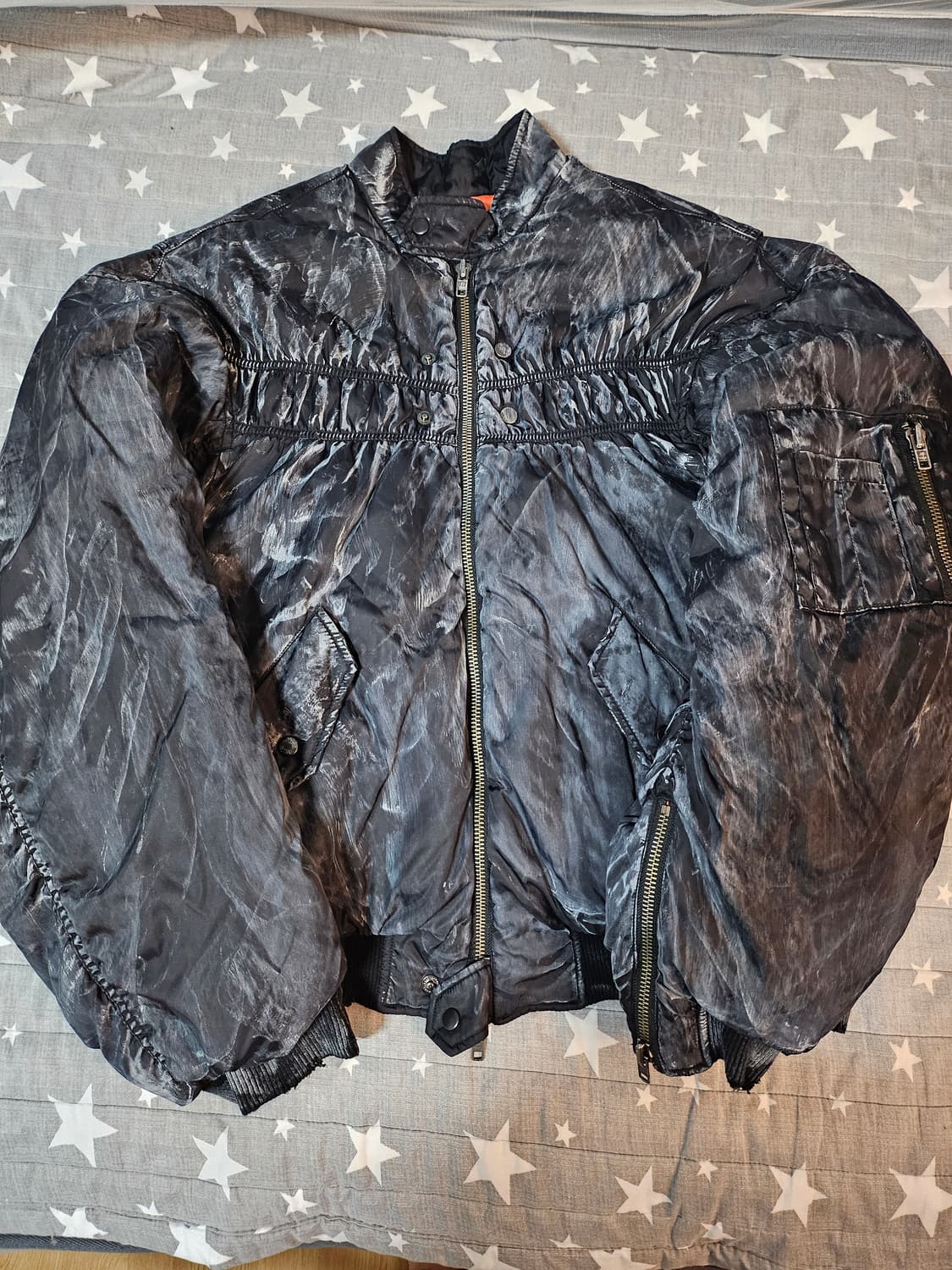 노쿨러스 워시드 블랙 봄버 2 상품이미지3