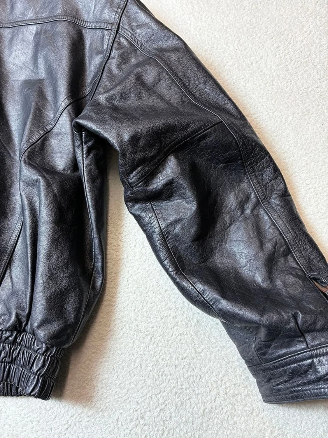 WinStan 90's A-1 리얼 레더 봄버 자켓 PN6377 상품이미지8