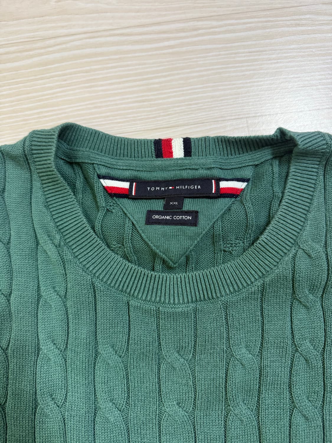 타미힐피거 오가니코튼 청록색 니트(2XL) 상품이미지5