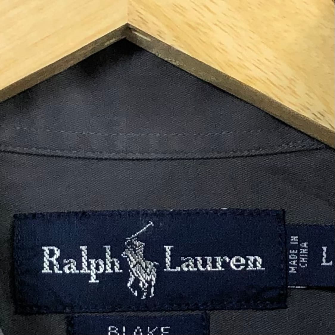 L 폴로 솔리드코튼 셔츠 상품이미지3