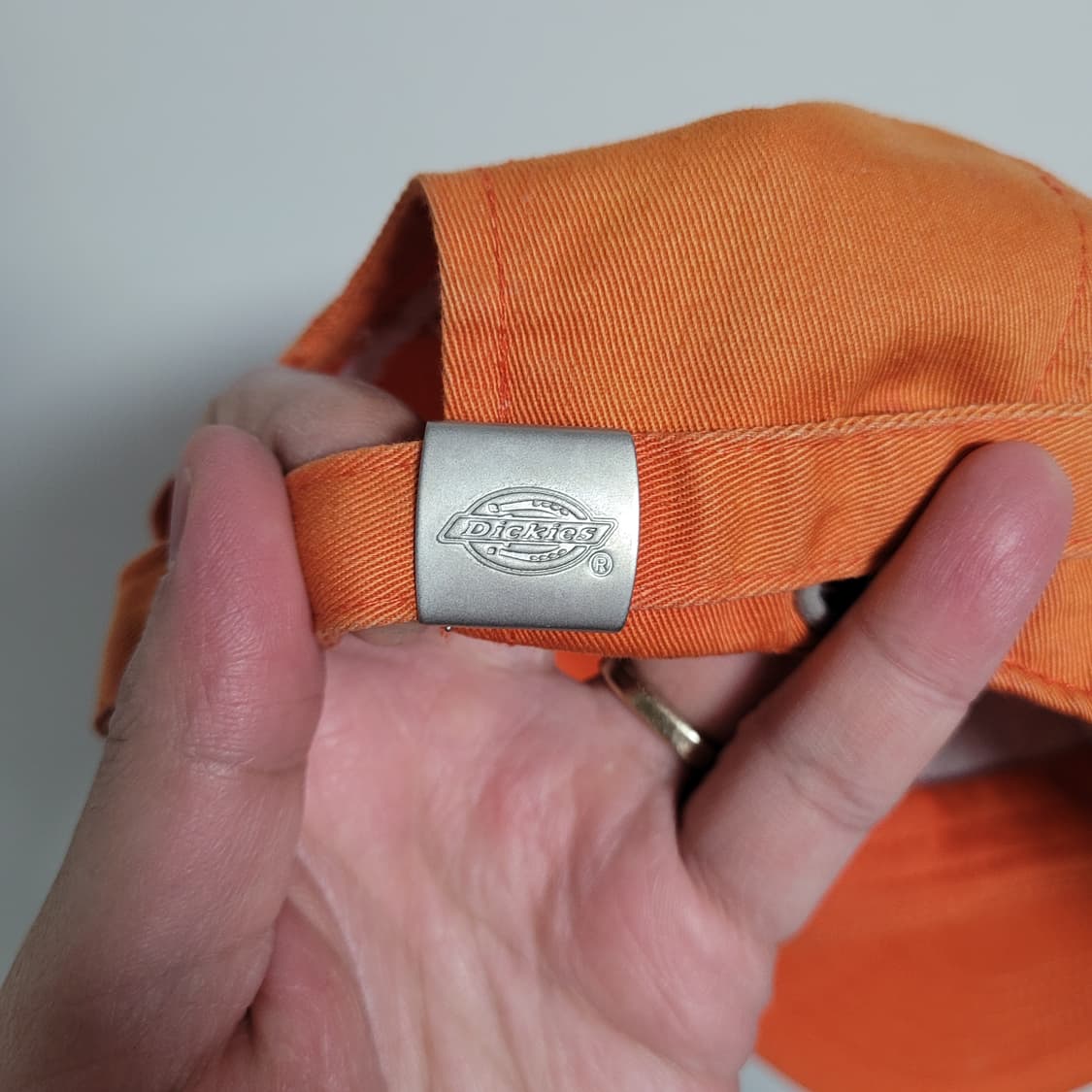 DICKIES 디키즈 오렌지 볼캡 빈티지 모자 상품이미지5