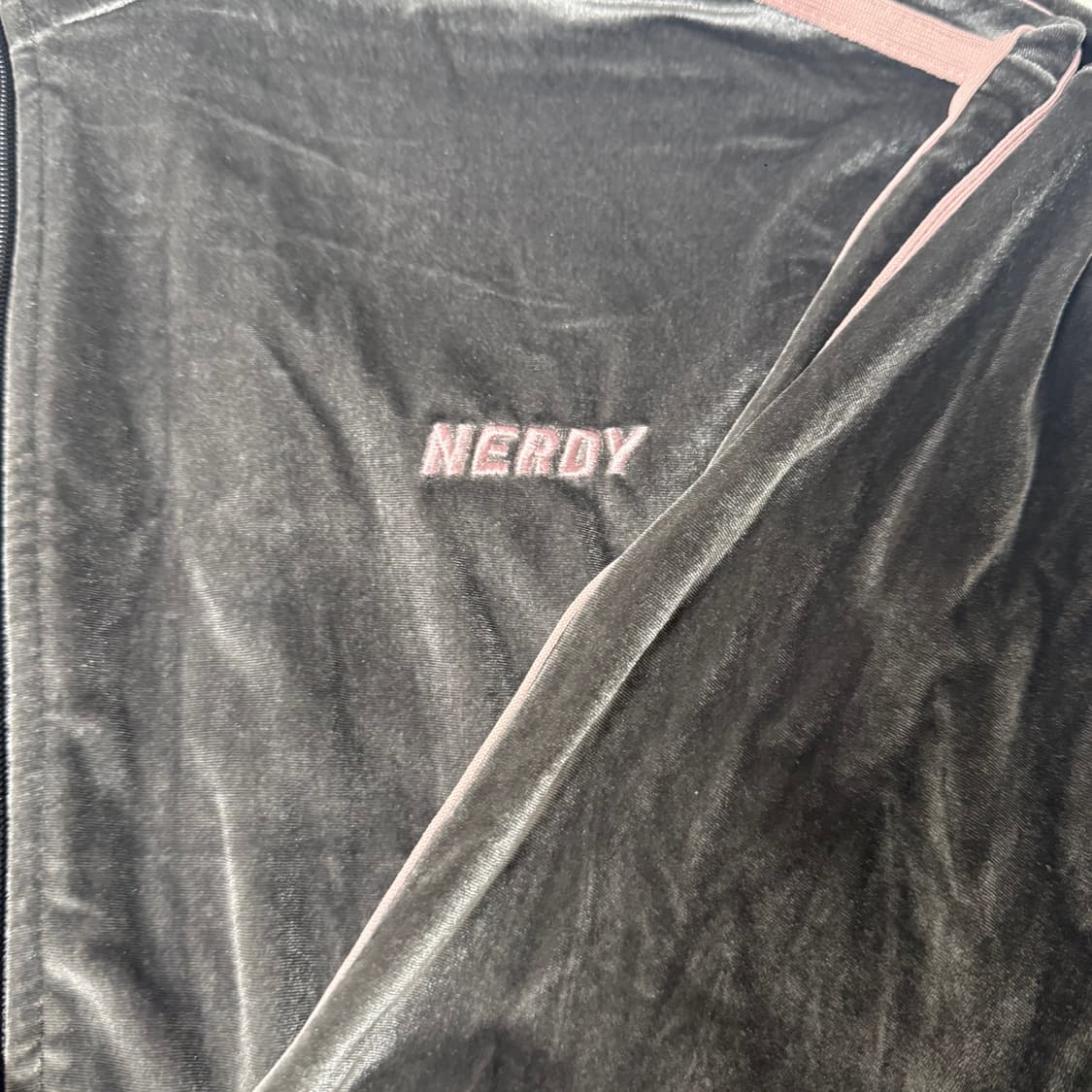 널디 벨벳 져지 트랙탑 딸기우유 대대장 초희귀 갸루 상품이미지4