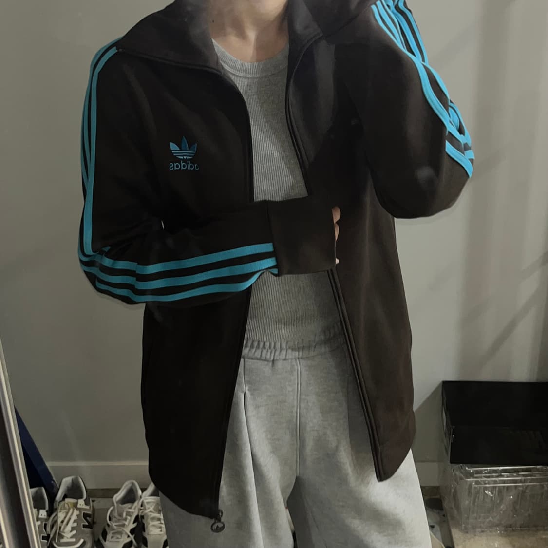아디다스 유로파 져지 브라운 민트 민트초코 95 새상품급 상품이미지3