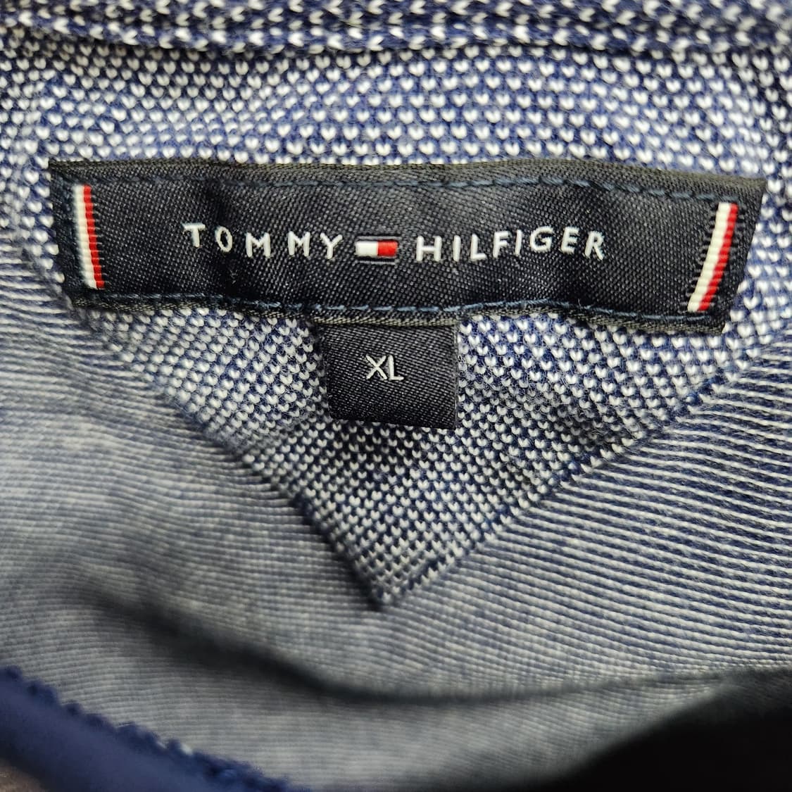 타미힐피거 로고 배색 와플 반팔티 L 상품이미지5